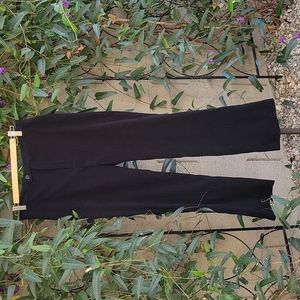 Clio Petites Faux Suede Black Slacks Womens Size 10